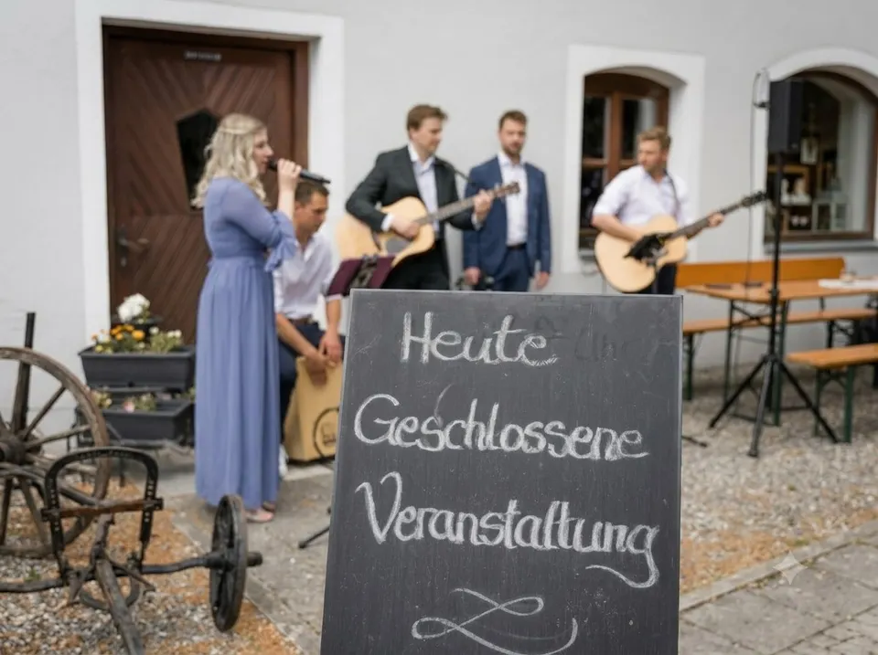 Hochzeitsband mit Moderation für Empfang und Party