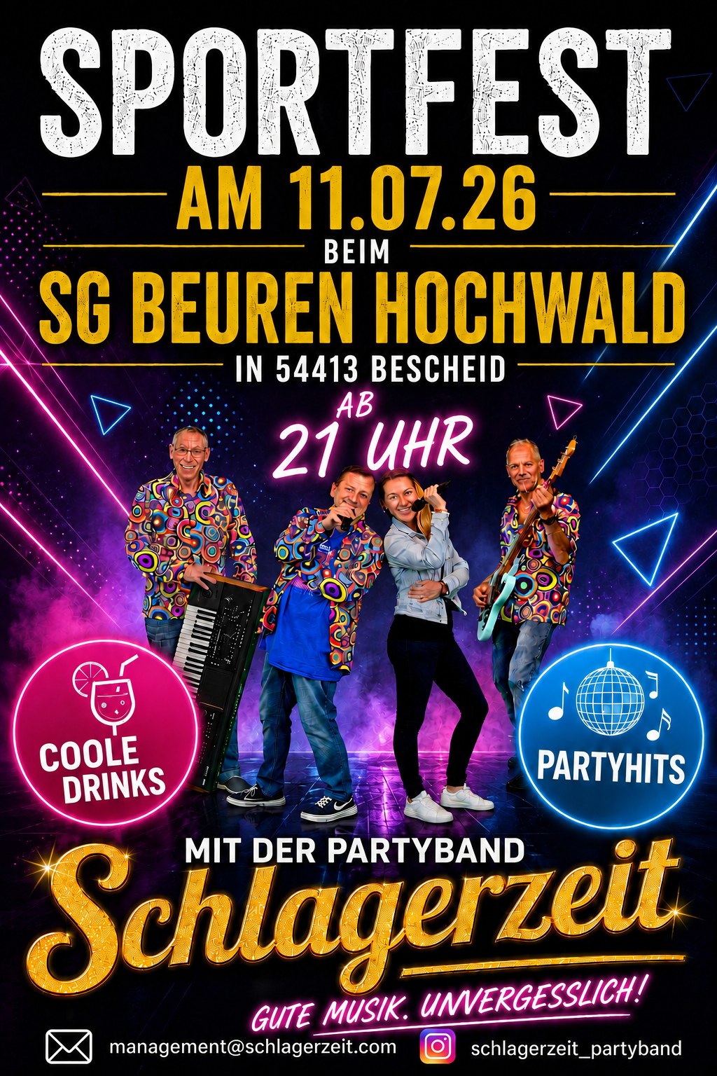Partyband aus Zell unter Aichelberg