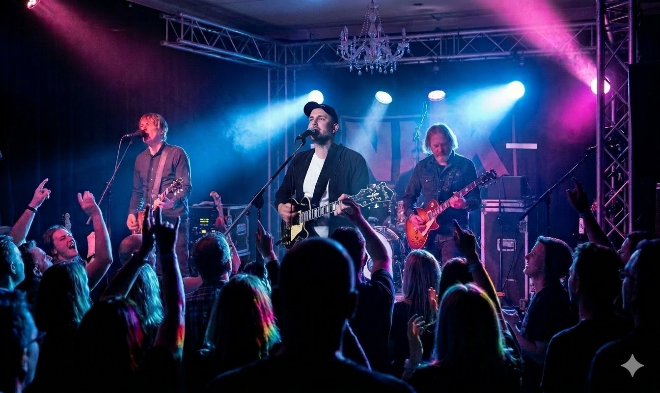 Alternative- und Rock-Coverband für kompakte Live-Sets